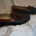 Men’s Shoes: Cole Haan Loafers black & tan with tassels Size 8.5 D Free Shipping