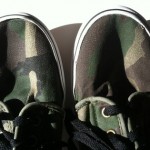 Used Mens Camouflage Vans Shoes Size 10