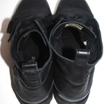 Men’s DIESEL Workmate II Classic Black Leather Ankle Boots Sz 10.5 / EU 44