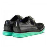 Mens Cole Haan  LunarGrand Long Wingtip Foliage/Deco Green