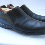 COLE HAAN BLACK LEATHER SLIP ON LOAFERS SIZE 9 MEDIUM