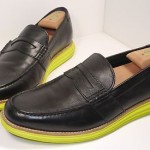 Cole Haan ‘LunarGrand’ Penny Loafer Black/Volt size 9.5