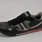MEN DIESEL GUNNER BLACK GRAY RED CLASSIC 13 NIB NO RESERVE