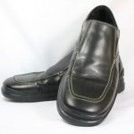 Cole Haan Black Leather Loafers Nike Air Size 11 M
