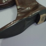 Mens Hugo Boss Brown Leather Zipper Ankle Boots 10.5 D Shearling Lined UK9.5