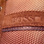 HUGO BOSS BROWN COMFORT SNEAKER SHOES  SIZE 11 D  45 EURO   LUX.!! EXCELLENT.!!