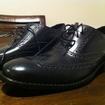 NEW Cole Haan Nike Air Mens Oxfords Wingtip Dress Shoes 8.5 M Black Madison