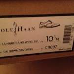 Cole Haan Lunargrand Wingtip Brown Suede Orange Lunarlon Sole MINT!!! Sz 10.5