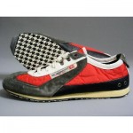 NEW DIESEL Mens Unforgettable Red Gray Athletic Running Casual Shoes US 13 EU 47