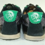 Diesel Men’s Black Leather & Nylon Casual Urban Walking Shoes Sz 8
