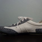 Men’s Boss by Hugo Boss Wing Tip Oxford Shoes Leather/Suede Sz 44 11 Grey/White