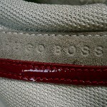 Hugo Boss APACHE Men’s Shoes RED GREY WHITE SIZE 10 MAN MADE AND LEATHER TRIM