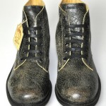 $350 NEW Diesel TATRA ORIGINAL Black Leather Ankle Boots 45/12