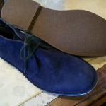 Cole Haan Genuine Suede Leather Chukka Boots SZ 11M Ink Navy Blue..New