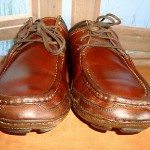 COLE HAAN ~ MENS BROWN DISTRESSED LEATHER DRIVING SHOES 8.5M ~ COMFY!