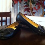 Womens Cole Haan Black Leather Loafers Size 10B