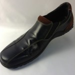 11.5 COLE HAAN VIBRAM Comfort Loafers Black with Brown Suede
