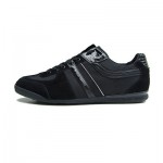 $225 Hugo Boss ORANGE Label Sneakers Mens Black Shoes 13 46 Trainers Walking .5