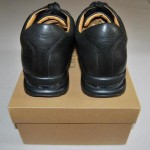 Mens COLE HAAN Air Conner Leather Lace Up Shoes Size 11 – Black/Black – NEW $198