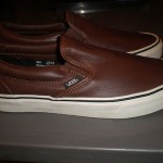 Vans Aged Leather Slip-On – Rare Brown