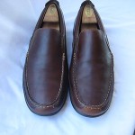 COLE HAAN BROWN LEATHER SLIP ON LOAFERS SIZE 10.5 MEDIUM