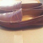 COLE HAAN + NIKE AIR MEN’S BROWN LEATHER PENNY LOAFERS SIZE 10 GREAT CONDITION