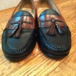 Men’s Cole Haan 9.5 D Loafers Black/Brown Tassel