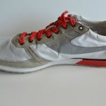 Men’s Diesel ‘Pass On’ Red and Gray Leather Fashion Sneakers, size 13 M