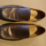 Mens Cole Haan-Brown Nike Air-Slip on Shoes