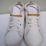 DIESEL MIDDAY WHITE LEATHER SHOES SNEAKERS 10.5 NIB