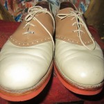 Spectators – Cole Haan Two Tone Saddles, Beige & Tan sz 9 D/B