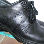 Mens sz 9 M Clarks black leather lace tie oxford casual shoes