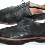 MENS TIMBERLAND BOOT COMPANY WODEHOUSE CAP TOE BLACK SHOES 12 M