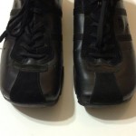 Diesel Footwear Men’s Or Women’s Black Leather Sneaker Evelyn Size 11, Men’s 9