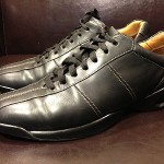 Men’s Cole Haan leather Sneakers 9M Black Shoes Nike Air