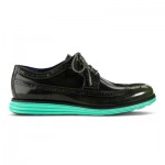 Mens Cole Haan  LunarGrand Long Wingtip Foliage/Deco Green