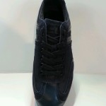 Boss Orange Hugo Boss MensSilvans LeatherSuede sneakers navy blue(50235181-401)