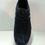 Boss Orange Hugo Boss MensSilvans LeatherSuede sneakers navy blue(50235181-401)