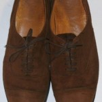 COLE HAAN MENS Oxfords Brown Suede Leather Dress Shoes Sz 9.5 D