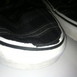 Used Mens Plaid Vans Shoes Size 9 In Good Condition