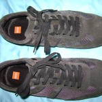 HUGO BOSS BROWN COMFORT SNEAKER SHOES  SIZE 11 D  45 EURO   LUX.!! EXCELLENT.!!