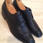 HUGO BOSS BLACK Dress Oxford Moc Toe Men’s Shoes SZ 12 Excellent!