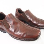 COLE HAAN Zeno Shoes Mens Brown LEATHER Slip On LOAFERS Casual MENS 8 M