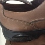 COLE HAAN COUNTRY 10.5 Tan leather NIKE AIR oxford shoe
