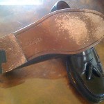 “VINTAGE” BEAUTIFUL BOLD & “BLACK” COLE HAAN”PINCH TASSEL”LOAFER SZ11(D) AWESOME