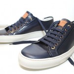 HUGO BOSS Selection Mens Shoes Fashion Navy Leather Sneakers  Eur 43, US 10