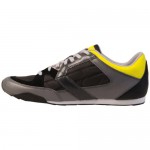 Diesel Mens Dynamykal Black Gray Casual Leather Lace Up Sneakers Shoes