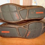 COLE HAAN ~ MENS BROWN DISTRESSED LEATHER DRIVING SHOES 8.5M ~ COMFY!