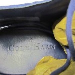 New Cole Haan LunarGrand Wing Tip Shoes, Navy Suede/Topaz,Size 8.5M, Retail $248