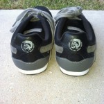 New Mens Diesel Black Grey Sneaker Track Tennis Casual Shoes Fashion Shoes Sz 7.